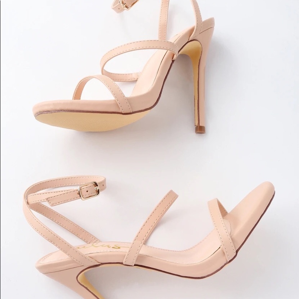 Lulus Selia Natural Dress Sandals